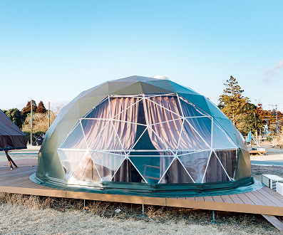 グランピングとイベントに最適なエリートジオデシックドーム