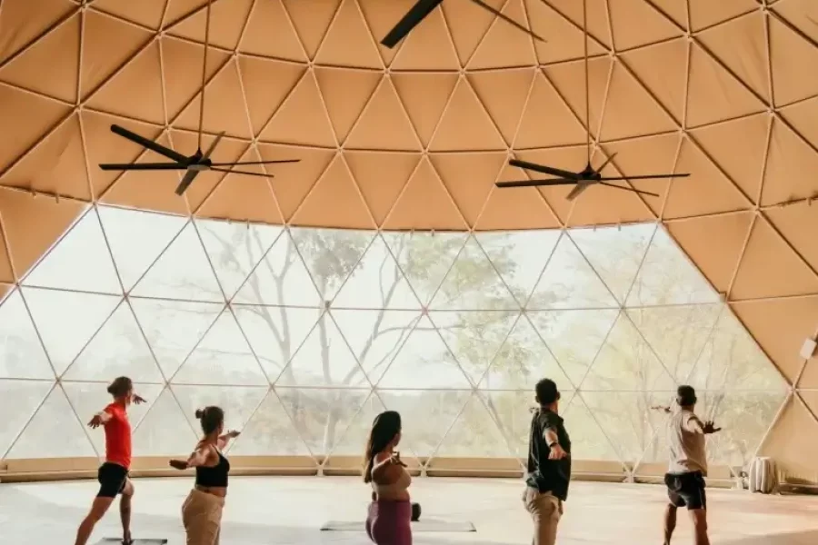 Large PVC Yoga Dome Tent
