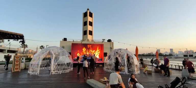 Transparent Dining Dome
